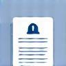 Icon representing filling out a form